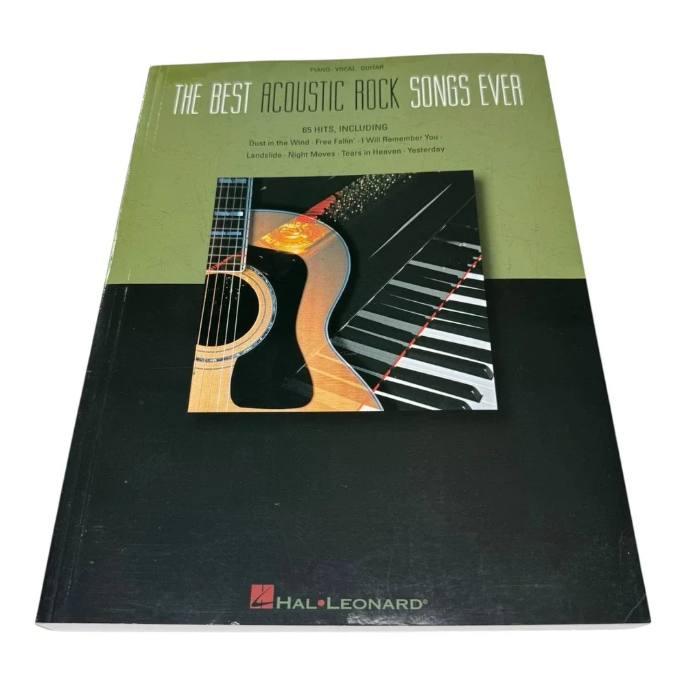 The Best Acoustic Rock Songs Ever - Songbook, Hal Leonard 65 Hits.